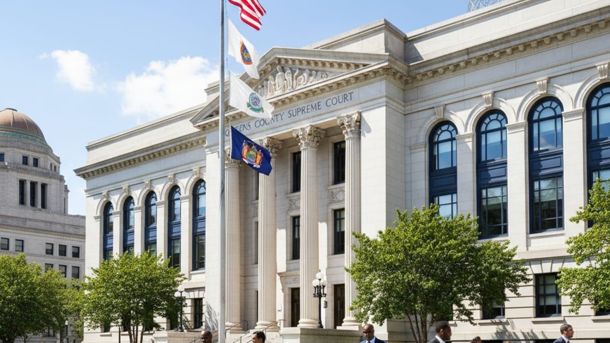 Queens County Supreme Court building exterior